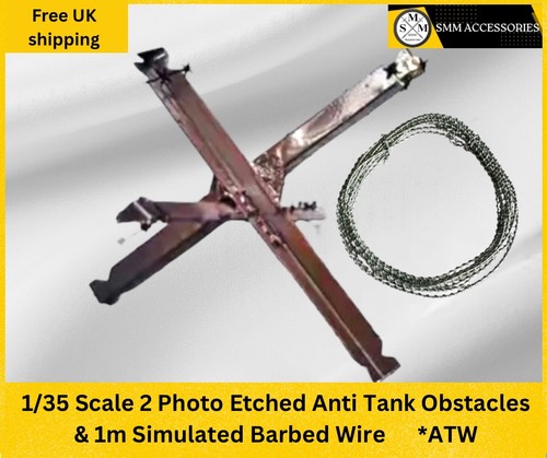 Anti tank obstacles and barbed - anti,