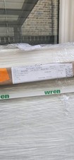 Wren white laminate worktop - white,