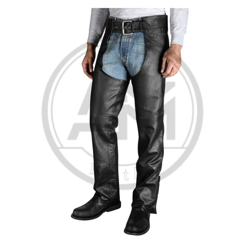 Men black leather - men’s,