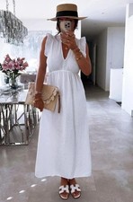 Cotton Dress L/14/16 White