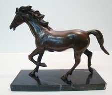 Statue Horse Colt Wildlife Art Deco Style Art Nouveau Style Bronze Sculpture