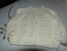 New hand-knitted cardigan