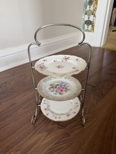 Vintage Silver Plate 3 Tier