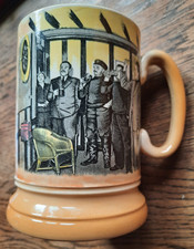 Vintage Arthur Wood pottery pint tankard Pub Darts
