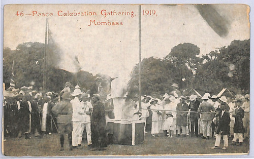 Uganda postcard 1919 ww1 - uganda,