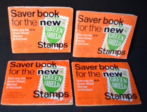 1970 green shield stamps - shield,