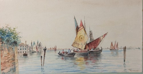 Italian watercolour of - an,