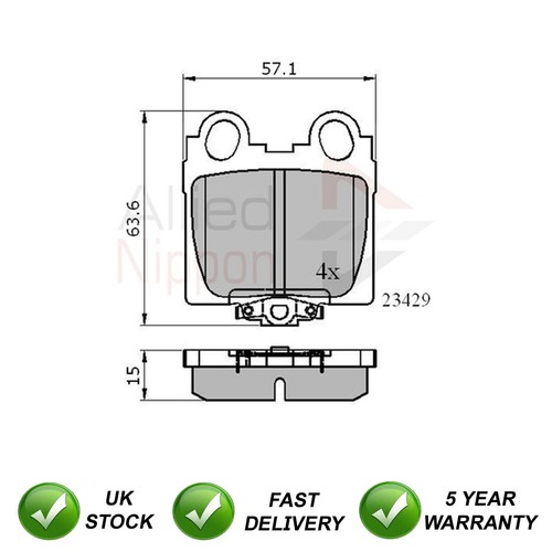 Brake pads set - brake,
