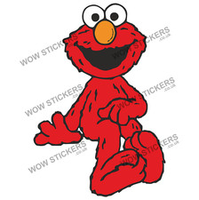 Elmo sesame street sticker - (b),