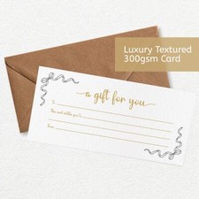 Blank Gift Voucher, A Gift For