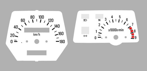 Speedometer disc fits - speedometer, yamaha