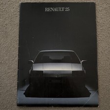 Renault 25 Brochure 1984 - TS GTS GTX V6i