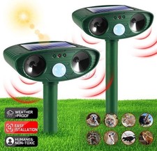 1/2xUltrasonic Solar Cat Dog