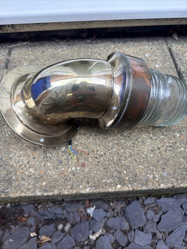 Brass ship lamp - lamp, vintage