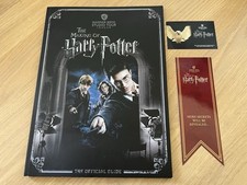 THE MAKING OF HARRY POTTER TOUR (LONDON) - OFFICIAL GUIDE TICKET & BOOKMARK