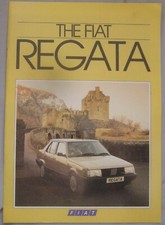 1985 Fiat range Regata Brochure publication number 100M.April.85