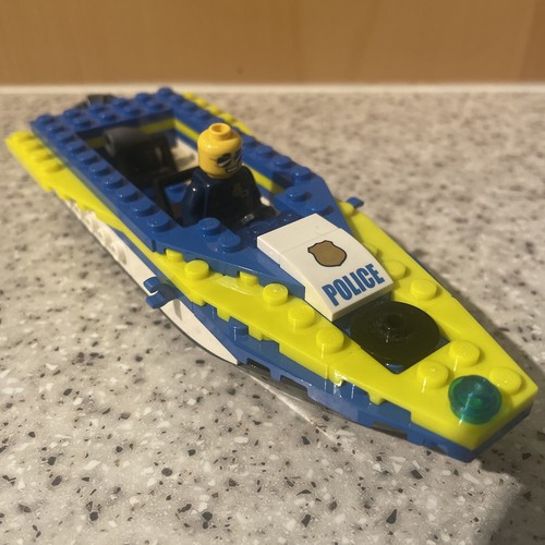 Lego city police speedboat - lego,
