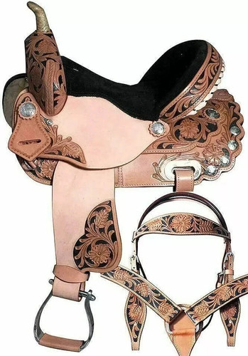 Premium horse saddle - horse, leather