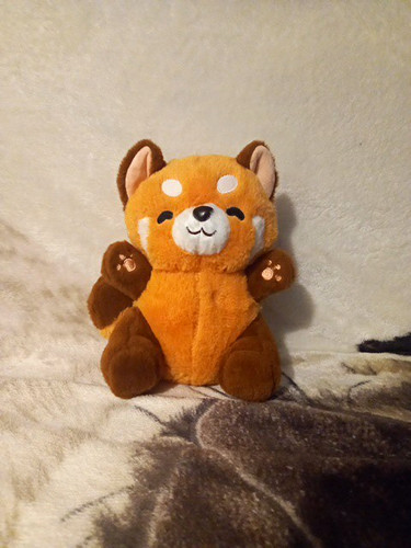 Red panda plush soft - soft, toy