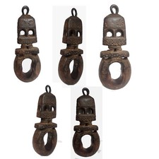 Antique Ethnic Art Used Wooden