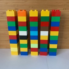 Lego Duplo 2x2 Multicoloured Bricks x 50