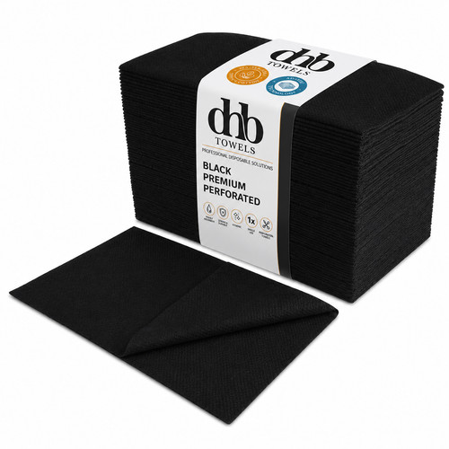 Dhb black premium perforated - black,