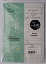 MEMORY BOX - OPEN STUDIO - STAMP SET AND MATCHING DIES. ALL THE HAPPINESS.