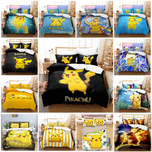 Pikachu quilt duvet cover - pikachu,