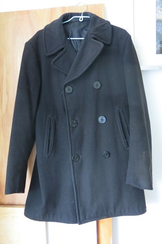 Vintage usn pea coat - pea, size