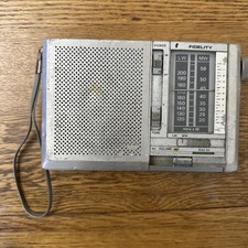 Fidelity RAD 30 Vintage LW MW Transistor Radio  Working  But Sold Spares/Repair
