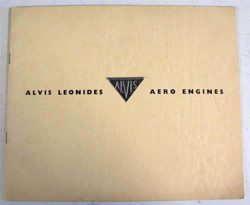 Alvis leonides aero engines - alvis,
