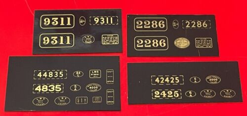 Gauge loco number plate - number,