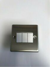 VOLEX 'BRUSHED STAINLESS STEEL