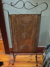 Antique Art Nouveau Brass  &