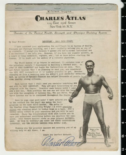 1940 charles atlas - c., 1940's