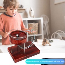 Kinetic Art Newtons Cradle Balance Balls Gravity At Work Perpetual Motion Toy