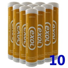 Grease Cartridges EP2 Multipurpose Lubricant For  Use with Grease guns (10 Pack)