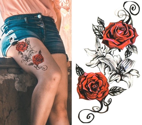 Red rose flowers - rose,