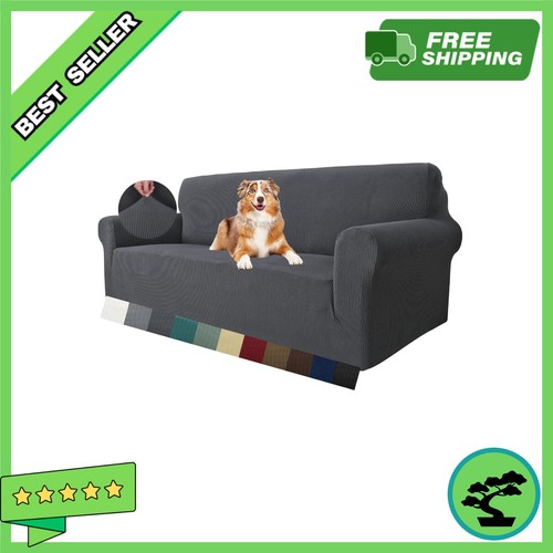 Luxury grey stretch couch - luxury,