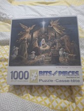 Bits and Pieces Nativity Jigsaw Puzzle 1000 Pieces In The Manger - Ruane Manning