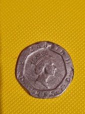 1992 20 Pence 20p Error Mis