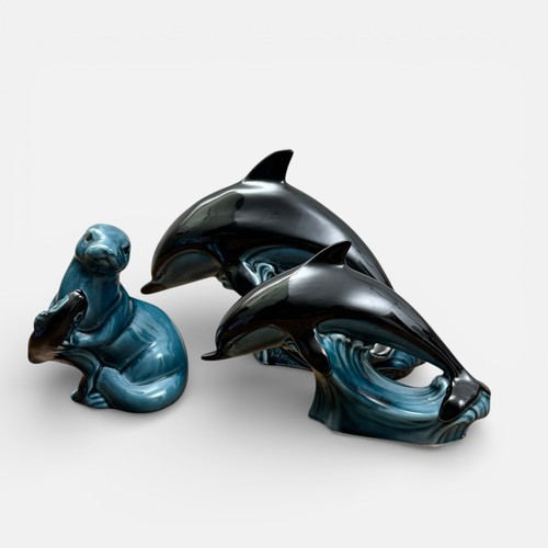 Poole pottery dolphins - poole, and