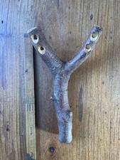 Catapult Handle Carved Wooden 9” x 5”