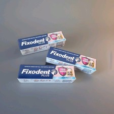 3 x Fixodent plus All Day