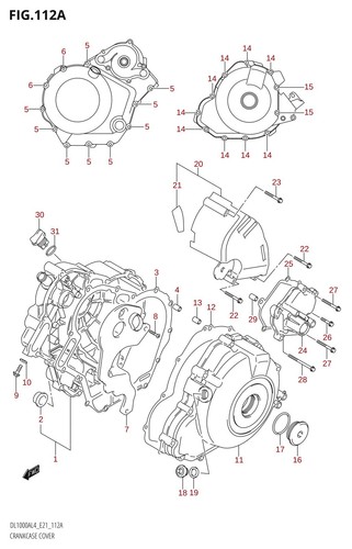 Suzuki genuine bolt 6mm 80mm - suzuki,