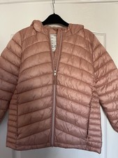 M&S Girls' Black Fluffy Coat