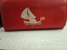 Radley Large Red Leather Coin