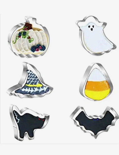 Halloween metal cookie cutters - metal,