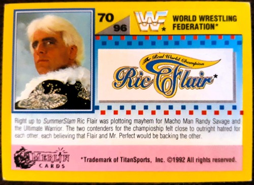 Wwf summer slam 1992 cards - wwf,