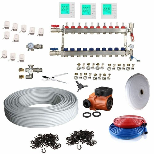 Underfloor heating kit - heating, water